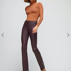 NWOT WHBM Curvy High-Rise Coated Skinny Jeans.  "The Skinny"